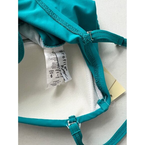 Profile Gottex Tutti Frutti Laser Cut Bandeau Swimsuit - Picture 3 of 4